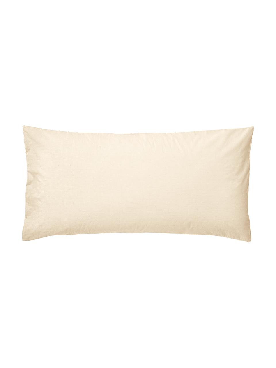 Poszewka na poduszkę z bawełny plumeti Aloide, 2 szt., Pastelowy żółty, S 40 x D 80 cm