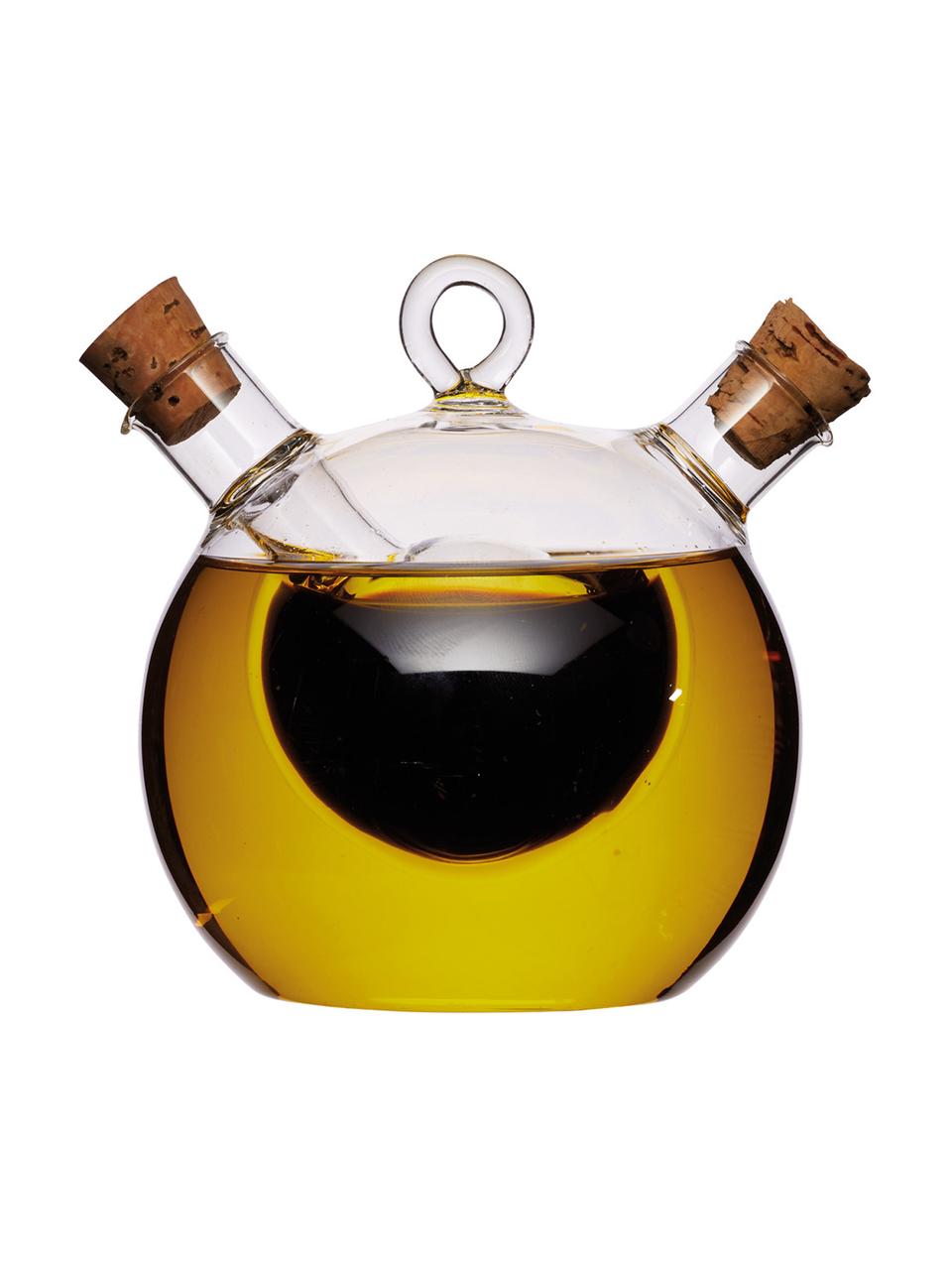 Aceitera y vinagrera Ital, Recipiente: vidrio de borosilicato, Transparente, Ø 9 x Al 12 cm