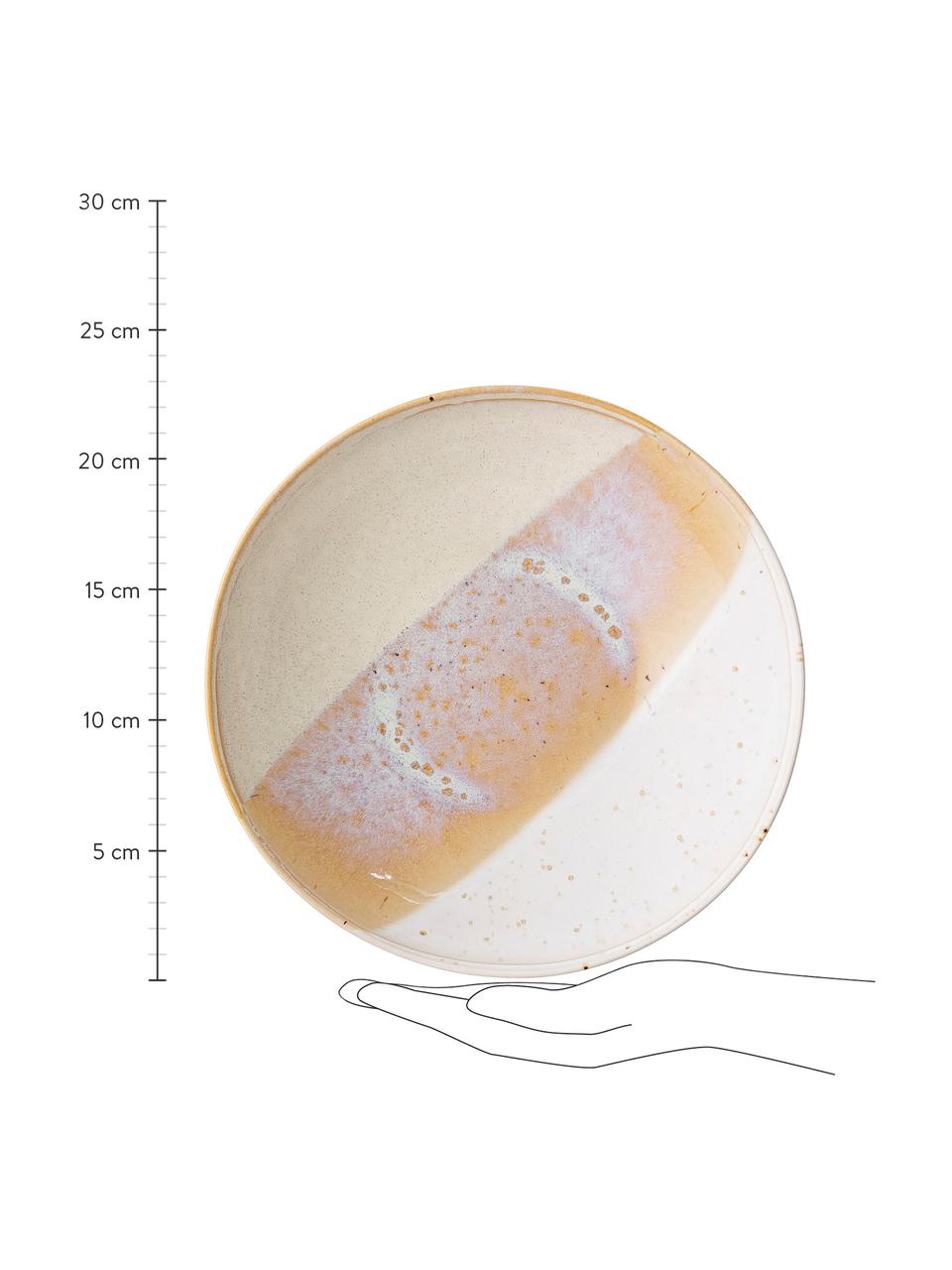 Handgemaakt soepbord April met effectieve kleurovergangen, Keramiek
De ene helft geglazuurd, de andere helft naturel, wat het karakter van het vakmanschap benadrukt., Beigetinten, Ø 23 cm