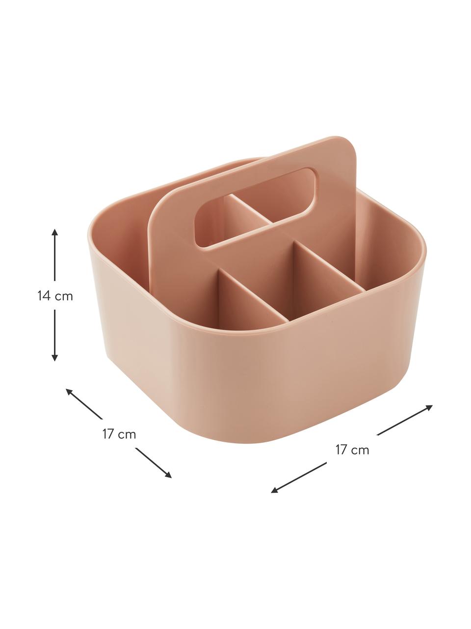 Pudełko do przechowywania May, >30% tworzywo sztuczne pochodzące z recyklingu, Jasny różowy, S 17 x W 14 cm