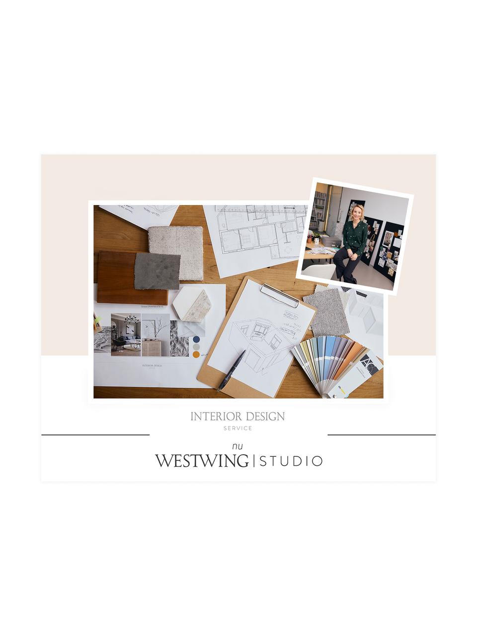 Westwing Studio | 3D concept en advies voor jouw woonruimte, Digitale voucher.
Na ontvangst van jouw bestelling nemen wij snel contact met je op om een afspraak te maken voor een telefonisch consult met jouw persoonlijke iterior designer., Wit, Woonruimte(s)