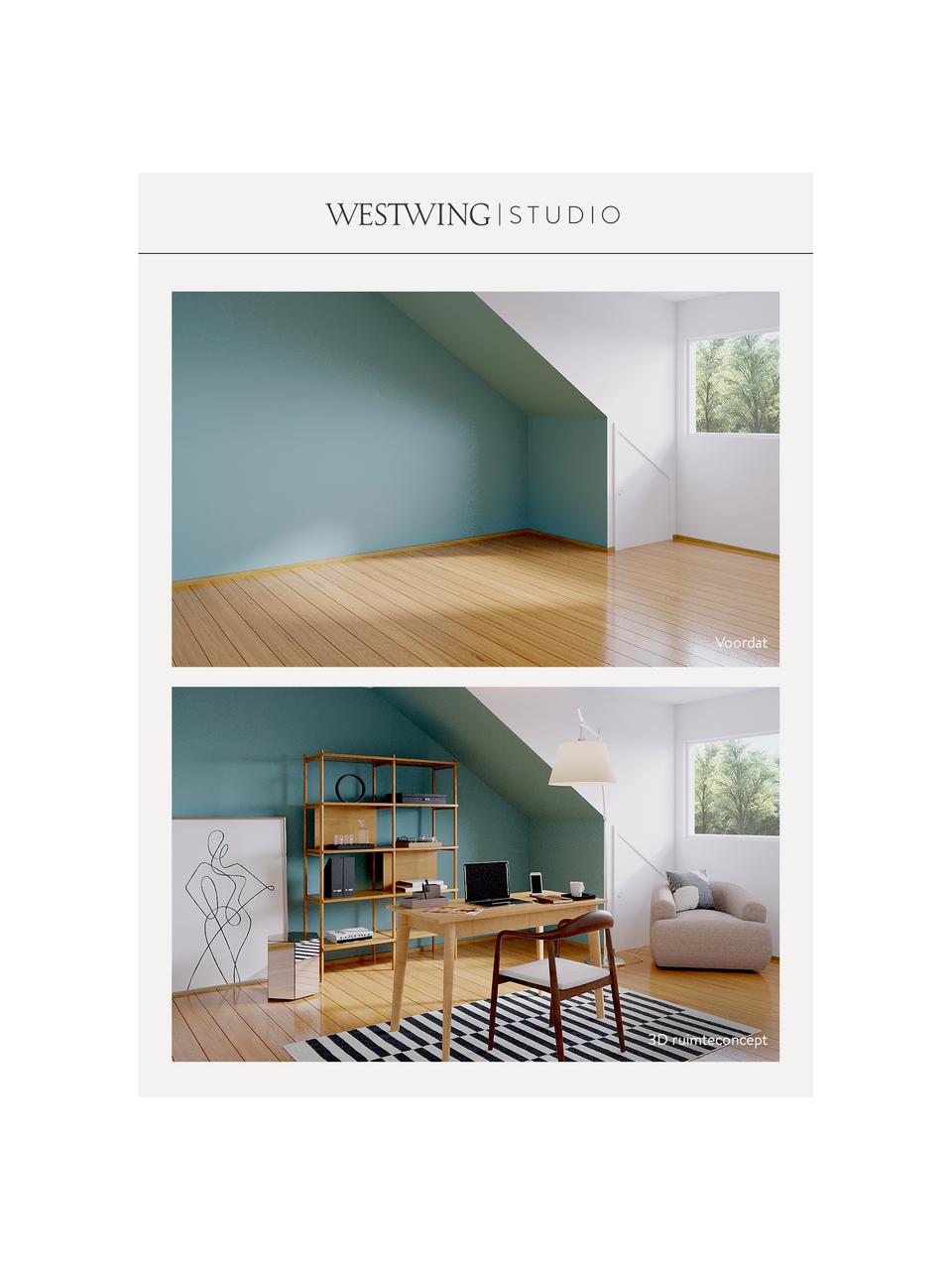 Westwing Studio | Premium advies voor uw kamer, Digitale voucher.
Na ontvangst van je bestelling nemen wij onmiddellijk contact met je op om een afspraak te maken voor een telefonisch consult met jouw persoonlijke interieurexpert., Wit, Woonruimte(s)