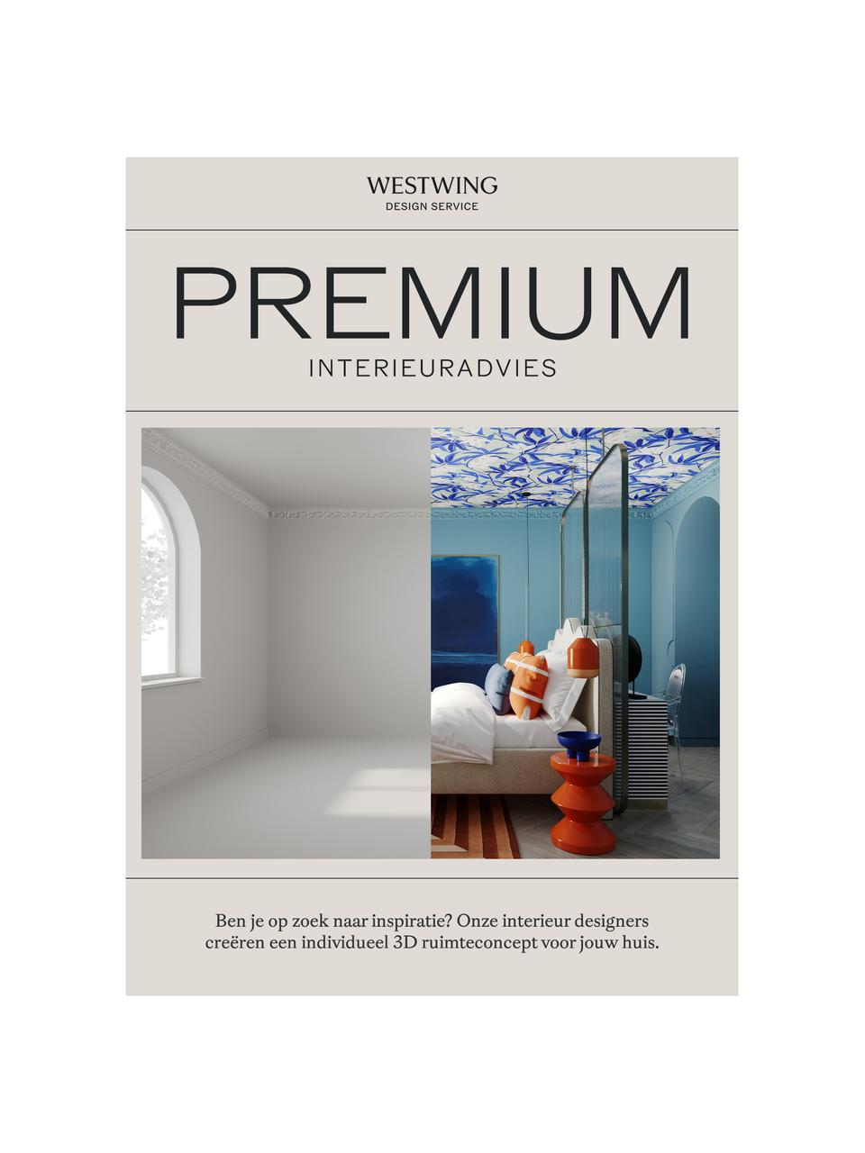 Westwing Studio | Premium advies voor jouw kamer, Digitale voucher.
Na ontvangst van je bestelling nemen wij onmiddellijk contact met je op om een afspraak te maken voor een telefonisch consult met jouw persoonlijke interieurexpert., Westwing Studio | Premium advies voor jouw kamer, Woonruimte(s)