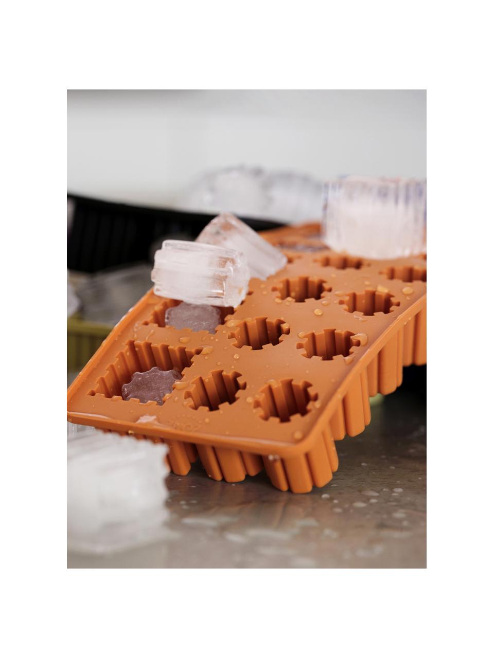 Zásobník na kocky ľadu Singles, Silikón, Oranžová, Š 22 x V 11 cm