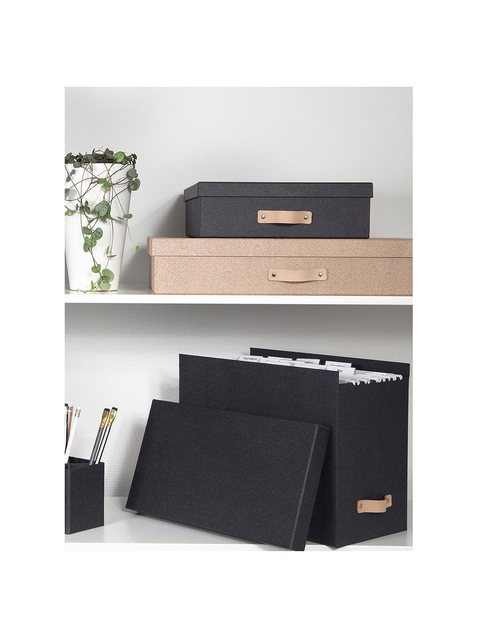 Organizer na dokumenty Johan II, 9 elem., Czarny, S 19 x W 27 cm