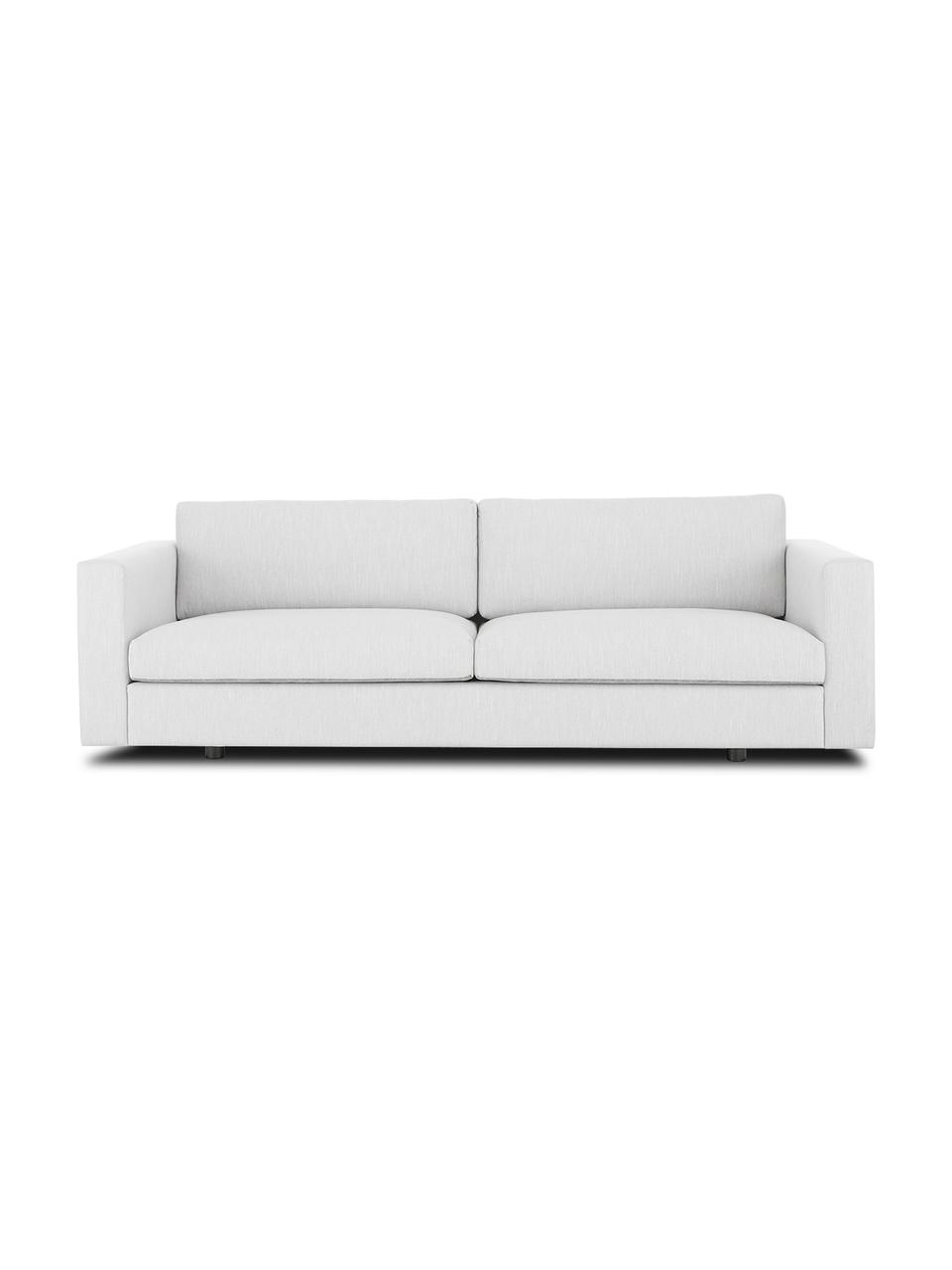 Sofa Balmira (3-osobowa), Tapicerka: poliester 35 000 w teście, Nogi: lite drewno brzozowe, lak, Jasny szary, S 240 x G 96 cm