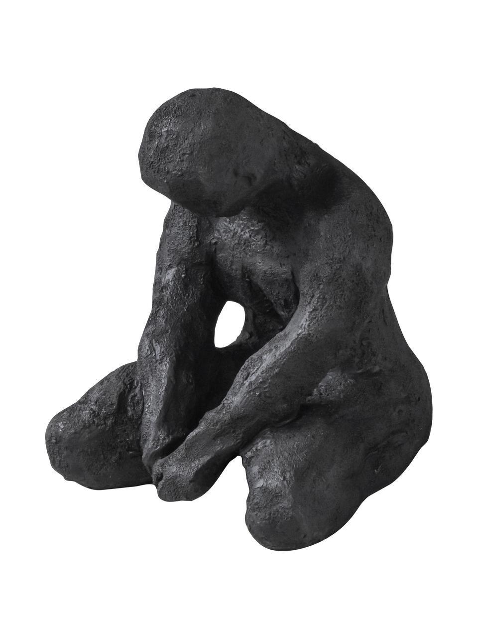 Dekoracja Sall, Kamień, Czarny, S 12 x W 15 cm