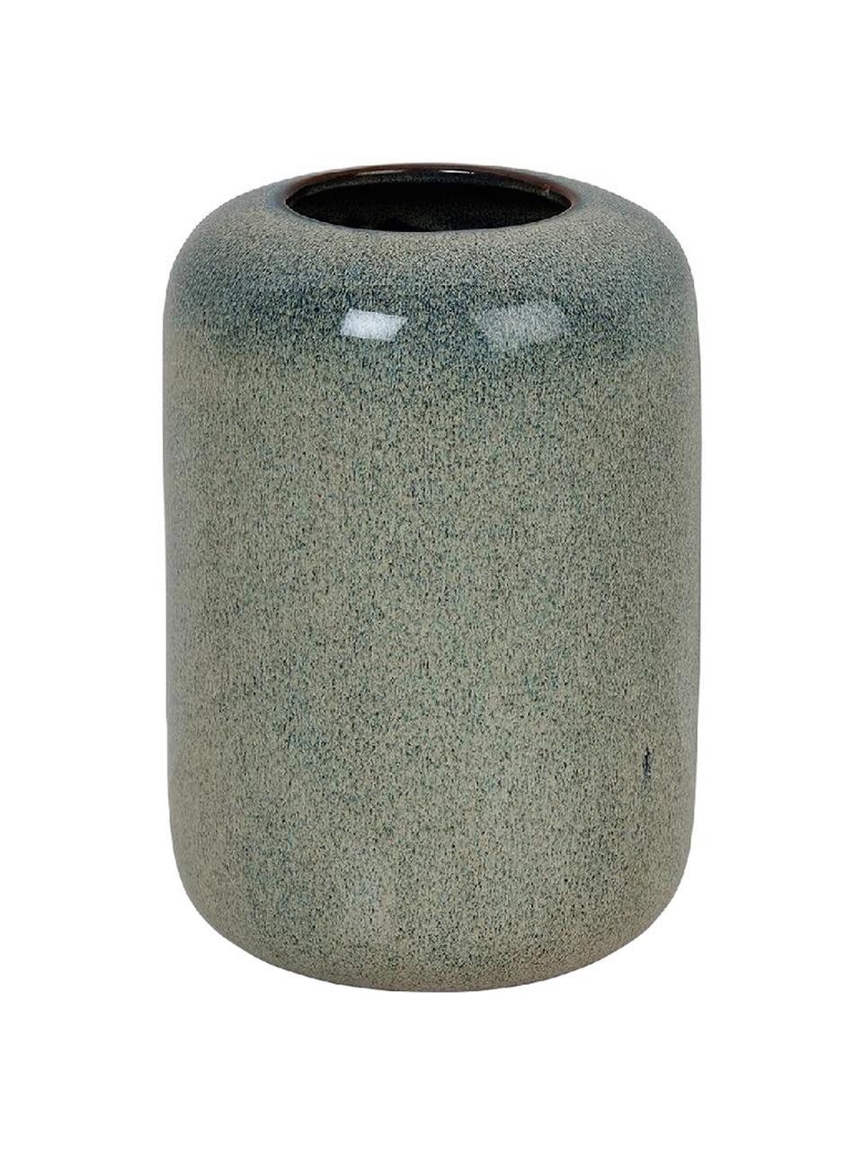 Vase en céramique bleu Ocean, Bleu-vert