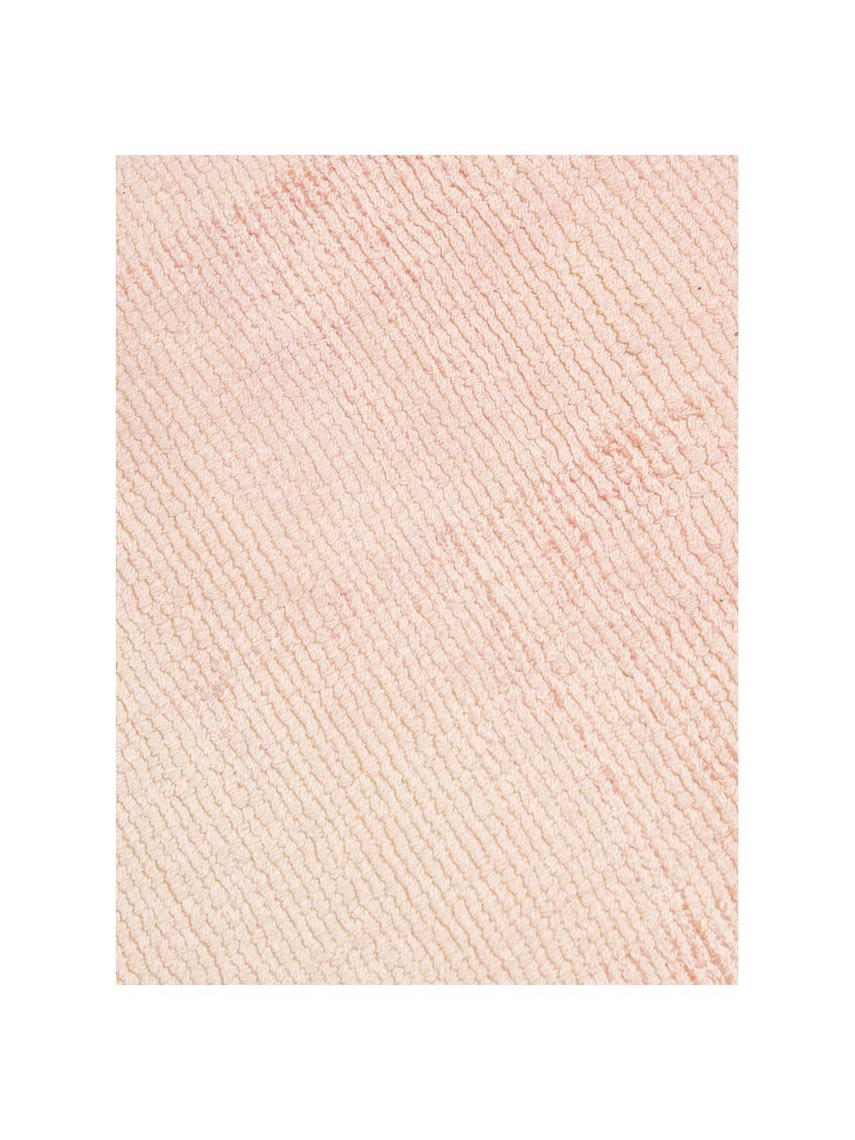 Tappeto in viscosa con sfumatura tessuto a mano Alana, 100% viscosa, Rosa, beige, Larg. 200 x Lung. 300 cm (taglia L)