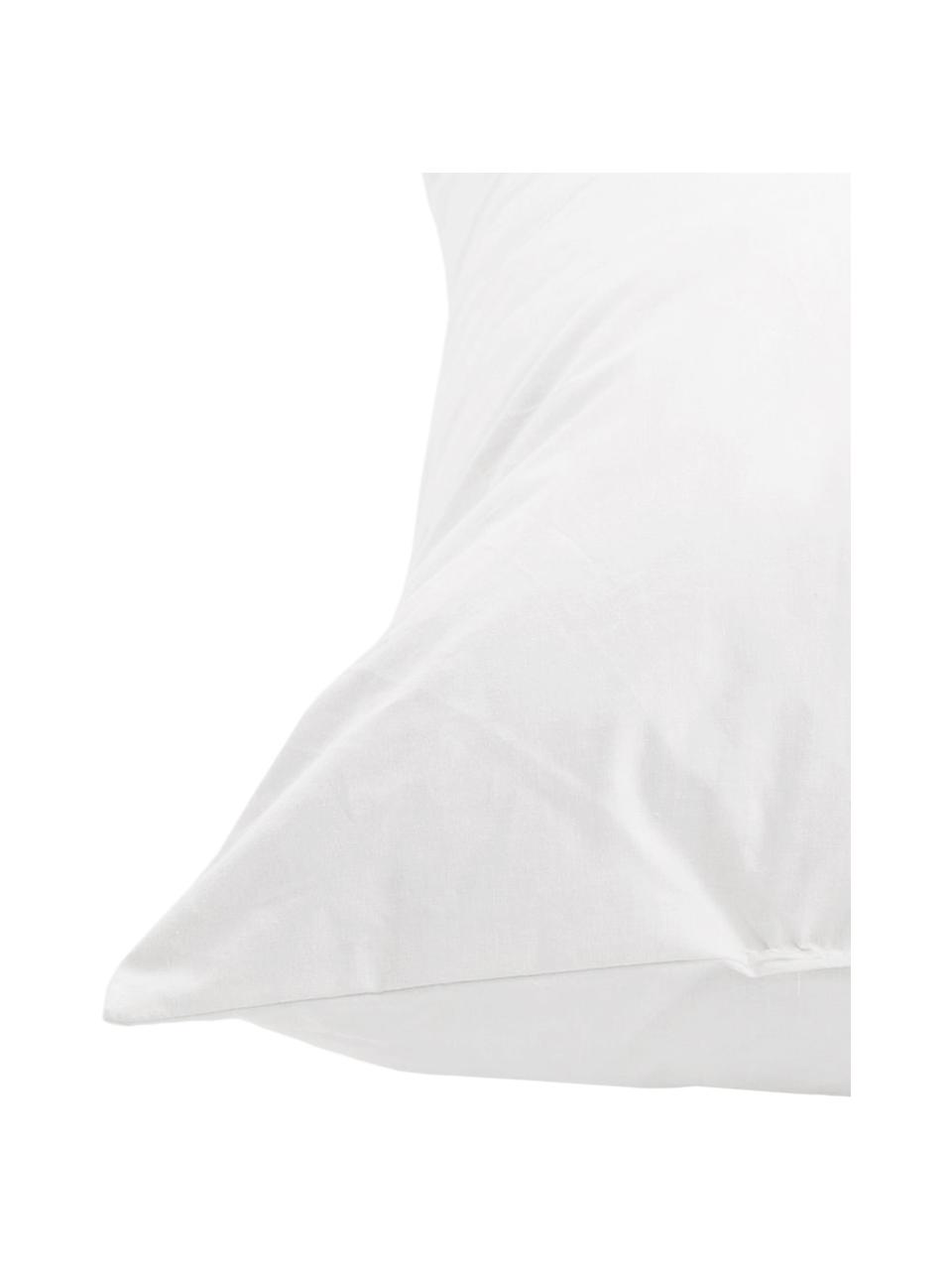 Wkład do poduszki dekoracyjnej z pierza Premium, 60x60, Biały, S 60 x D 60 cm
