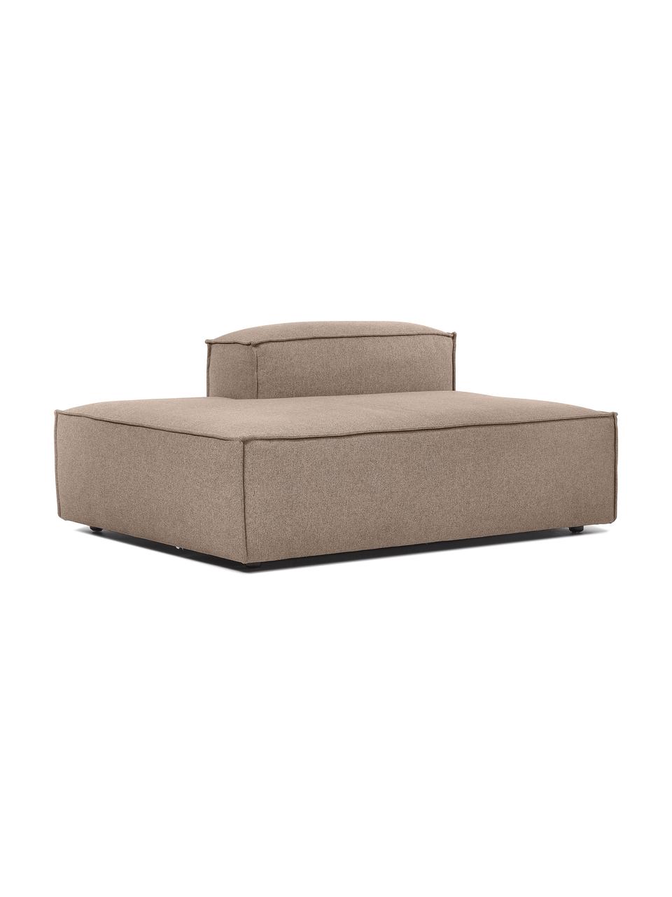 Modul šezlong Lennon, Hnedá, Š 150 x V 68 cm, s operadlom napravo