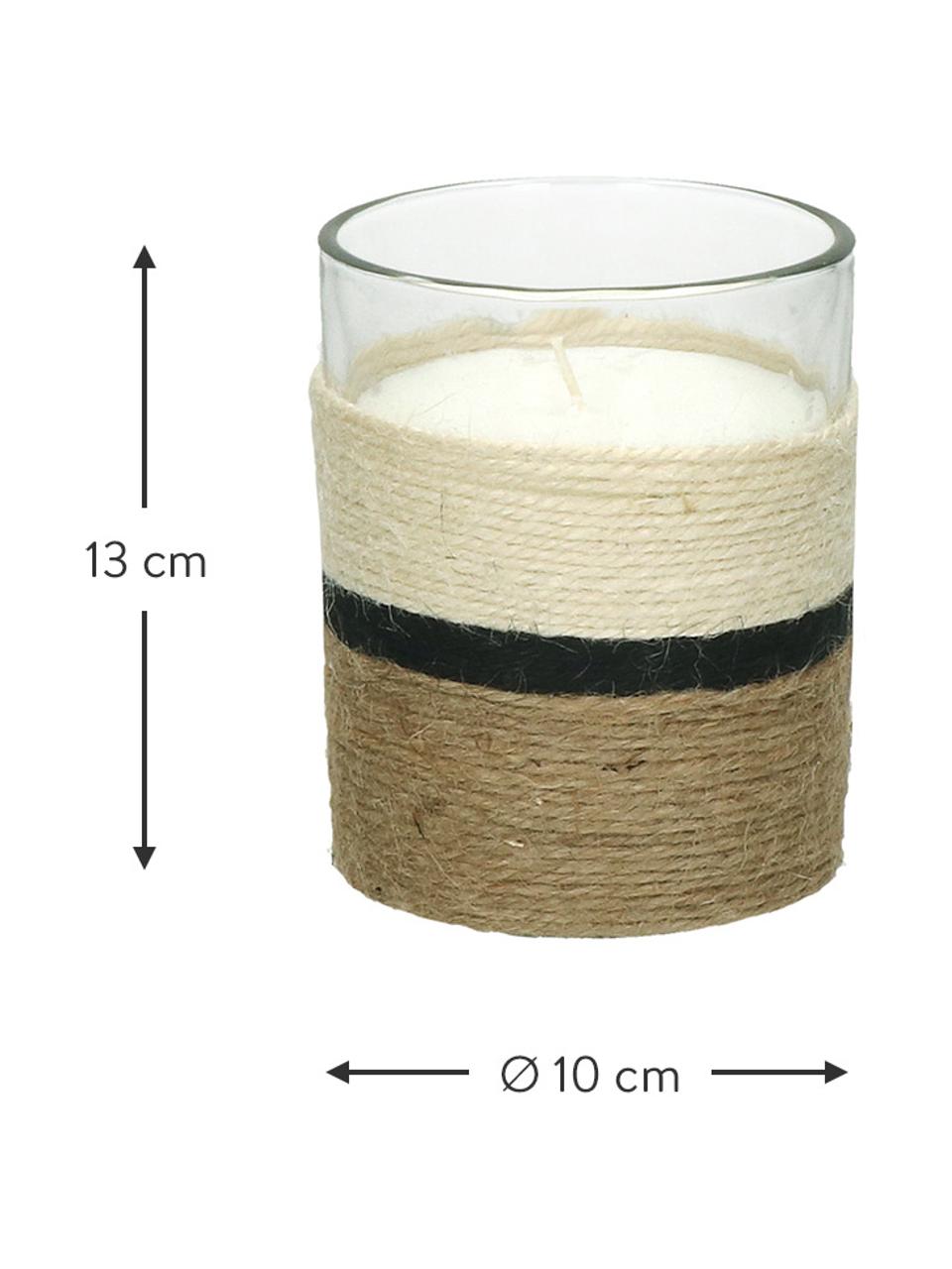 Geurkaars Sauvage (rozen, sandelhout & patchoeli), Houder: glas, Rozen, sandelhout, patchoeli, Ø 10 x H 13 cm