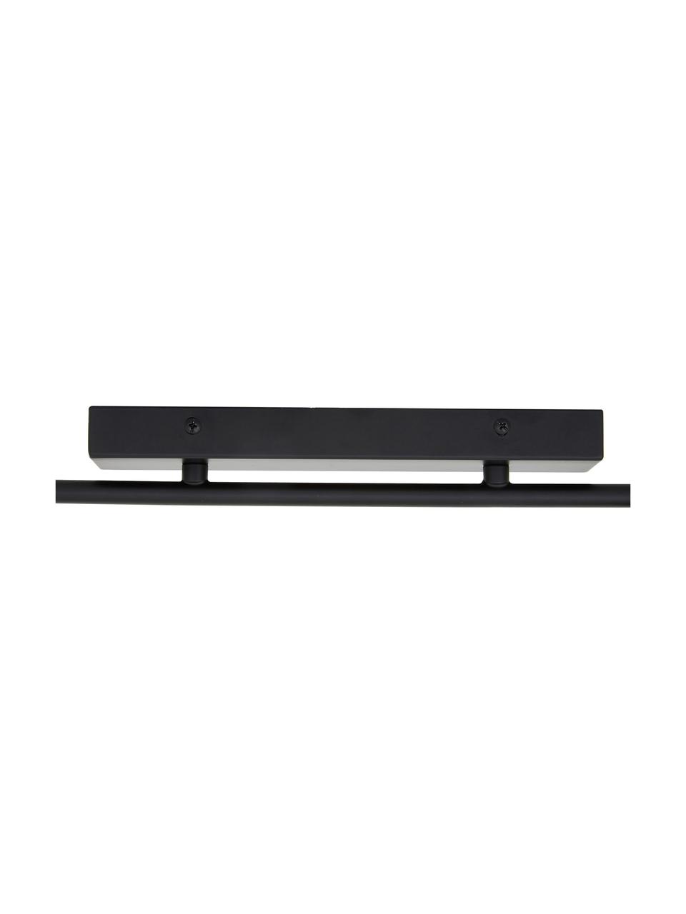 Lampa sufitowa Cassandra, Czarny, matowy, S 80 x W 16 cm