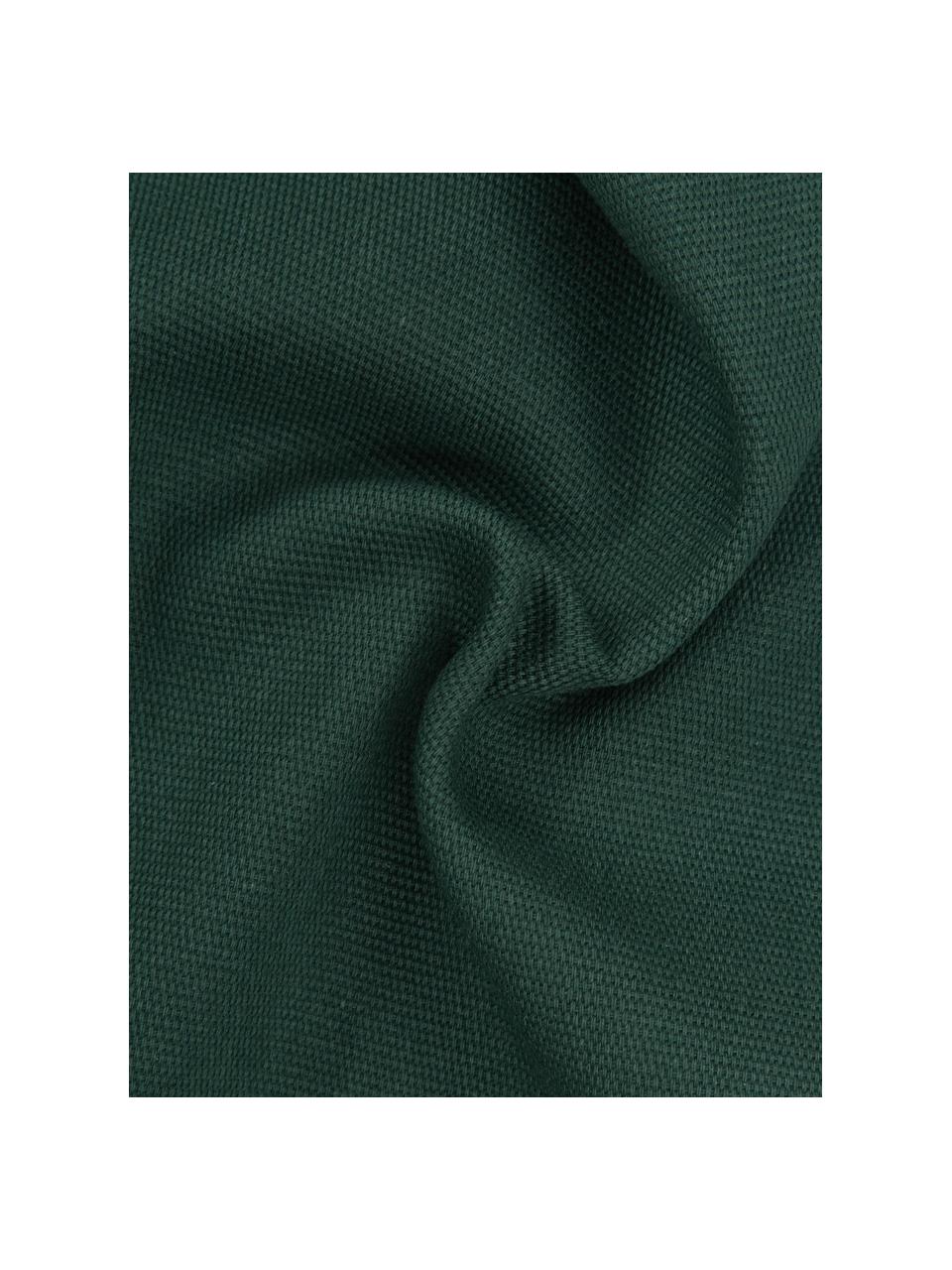 Federa arredo in cotone verde scuro Mads, 100% cotone, Verde scuro, Larg. 30 x Lung. 50 cm