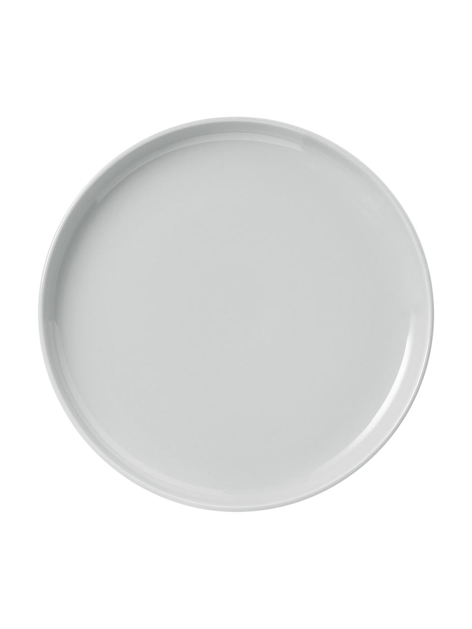 Sada porcelánového nádobí Nessa, pro 4 osoby (12 dílů), Vysoce kvalitní porcelán, Světle šedá, Pro 4 osoby (12 dílů)