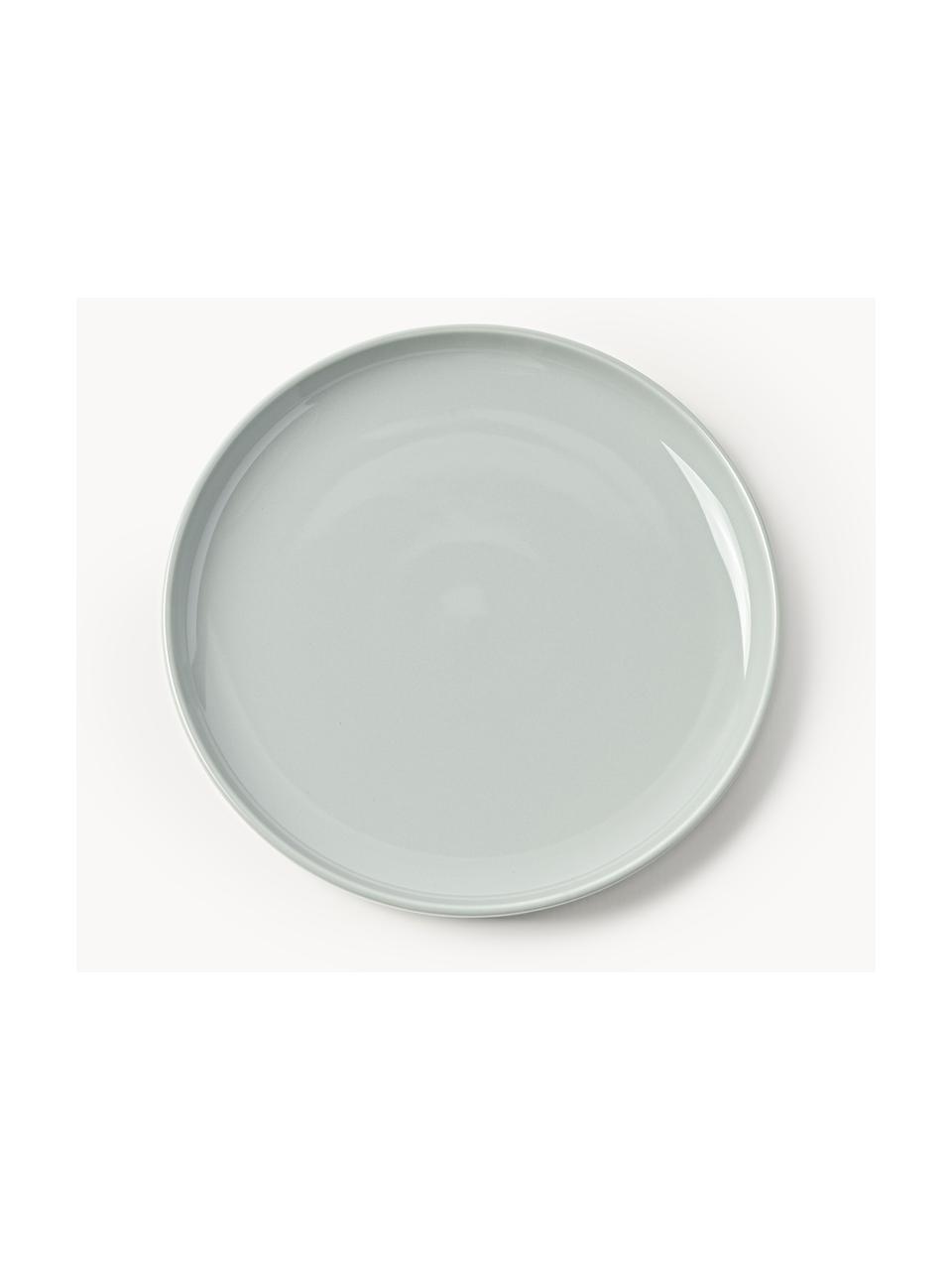 Service de table en porcelaine Nessa, 4 personnes (12 élém.), Porcelaine de haute qualité, Gris clair, haute brillance, 4 personnes (12 élém.)