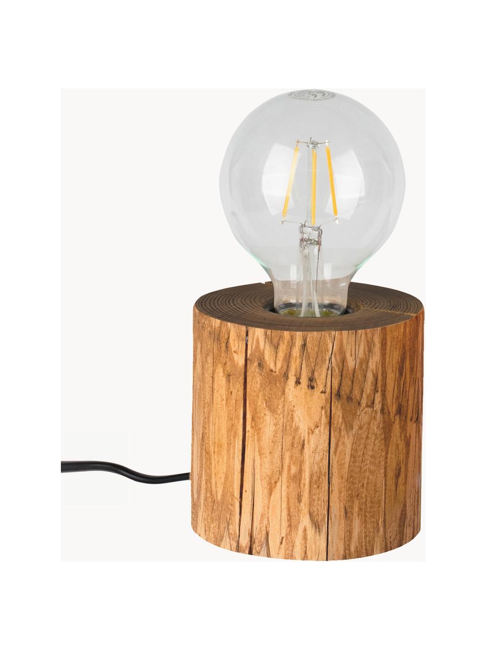 Lampa stołowa z drewna sosnowego Trabo, Drewno sosnowe, Ø 12 x W 10 cm