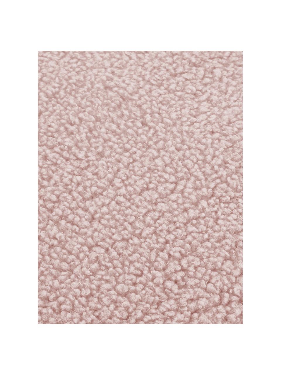 Federa arredo in teddy rosa Mille, Retro: 100% poliestere (teddy), Rosa, Larg. 30 x Lung. 50 cm