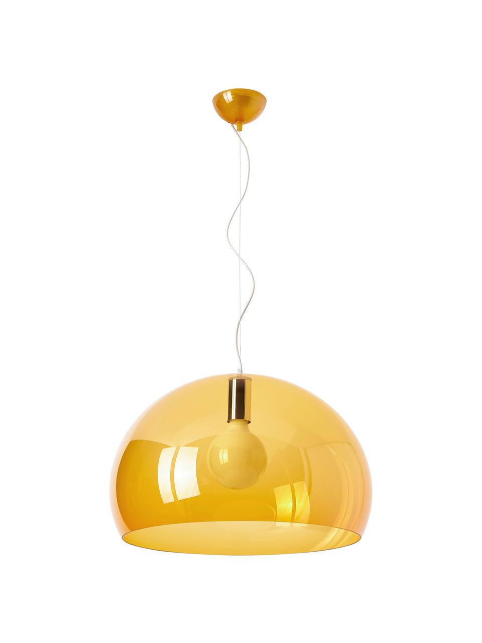Závesná lampa FL/Y, Slnečná žltá, Ø 52 x V 33 cm