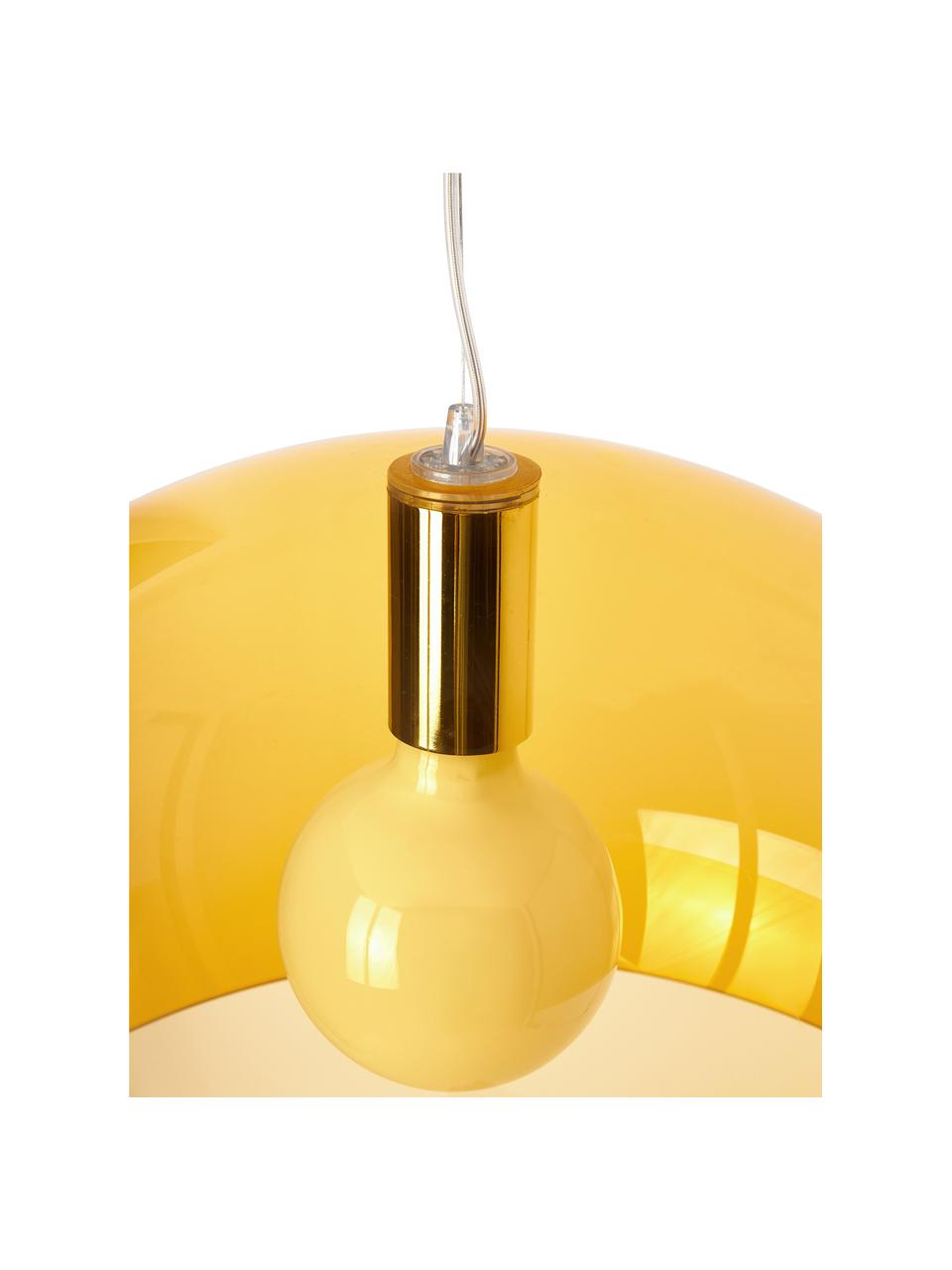 Hanglamp FL/Y, Lampenkap: kunststof, Zonnegeel, Ø 52 x H 33 cm