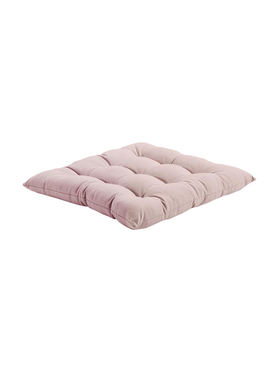 Coussin de chaise 40x40 coton rose Ava, Rose, larg. 40 x long. 40 cm