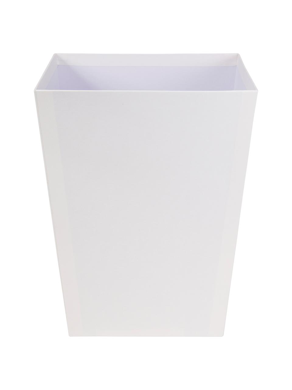 Papiermand Sofia, Massief, gelamineerd karton, Wit, B 26 x H 33 cm