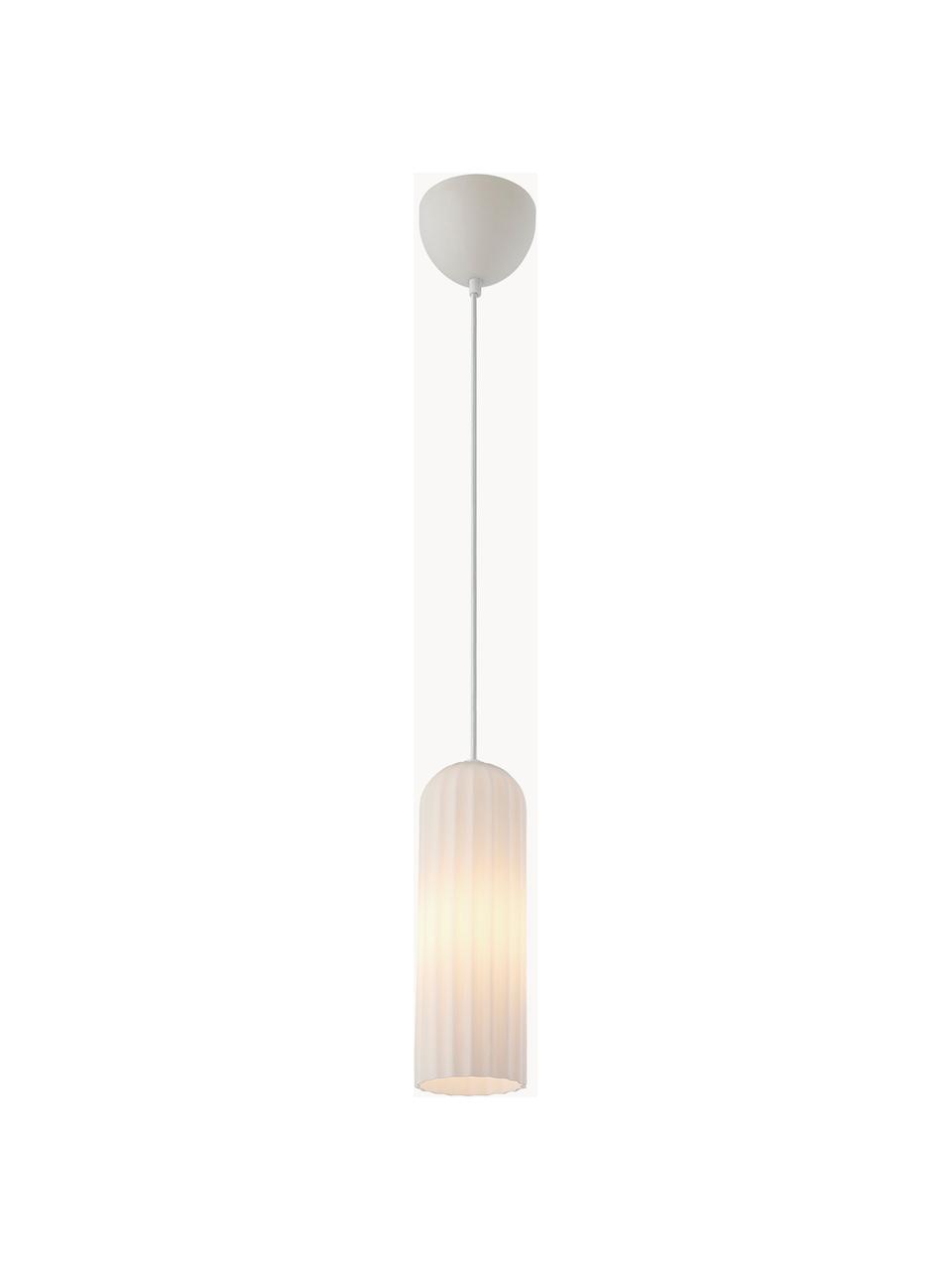 Lampa wisząca Miella, Biały, Ø 10 x W 30 cm