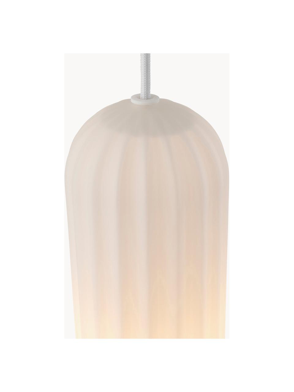 Lampa wisząca Miella, Biały, Ø 10 x W 30 cm