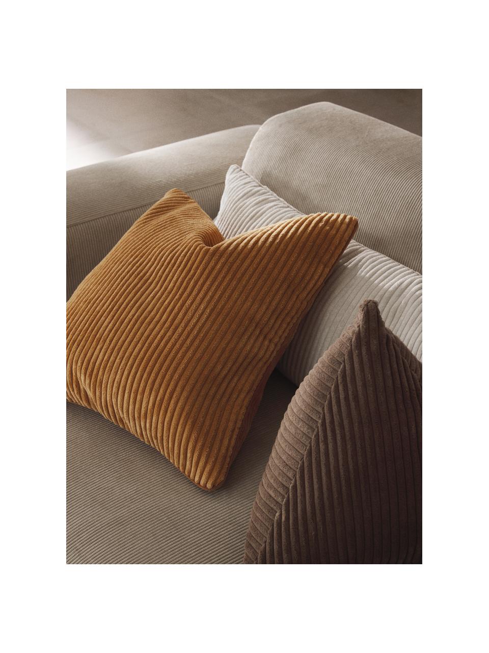 Corduroy kussenhoes Kylen, Corduroy (90% polyester, 10% nylon) 

Het materiaal dat in dit product is gebruikt, is getest op schadelijke stoffen en gecertificeerd volgens STANDARD 100 door OEKO-TEX®, 21.HCN.84376., Oranje, B 50 x L 50 cm