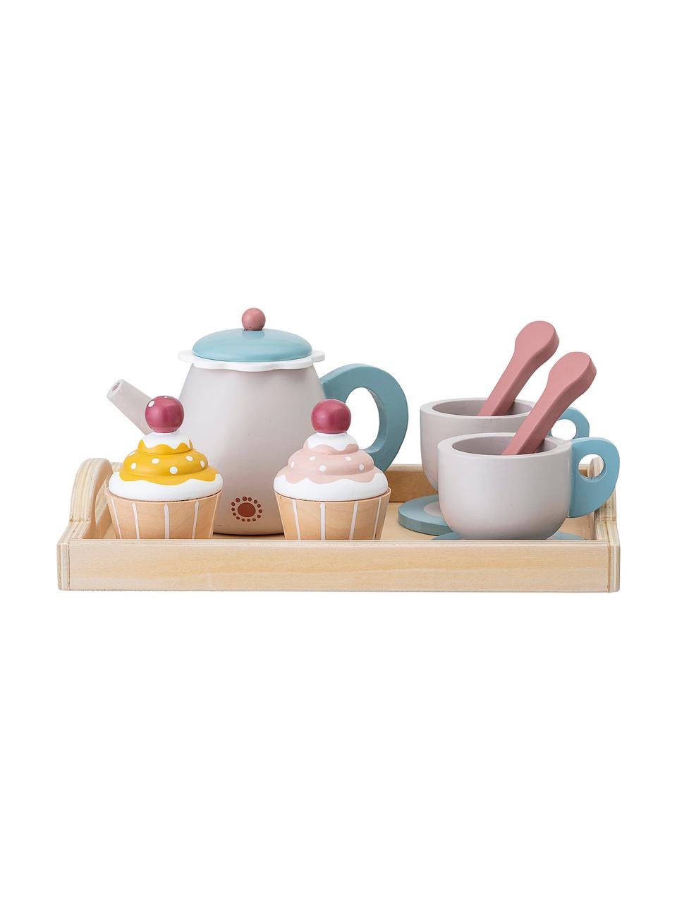 Komplet do zabawy Time, 13 elem., Drewno laminowane, drewno lotosu, Wielobarwny, S 21 x W 10 cm