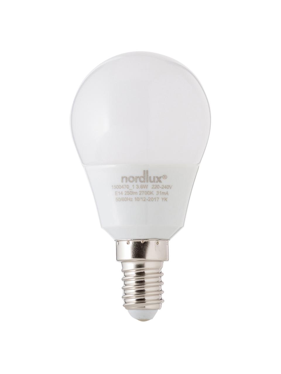 Ampoule LED E14 blanc chaud, 4 W, 1 pièce, Blanc, Ø 5 x haut. 9 cm