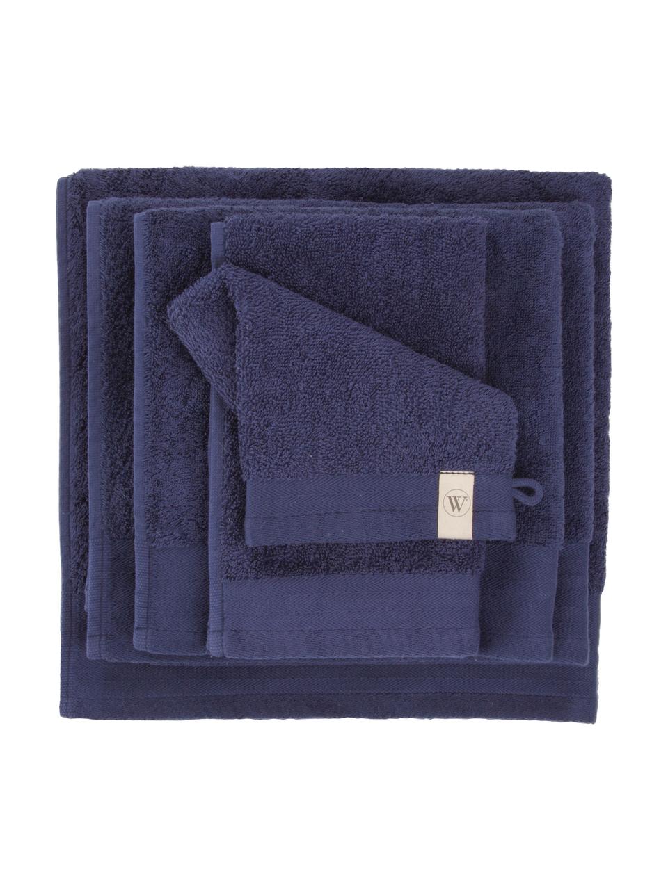 Guanto spugna da bagno Soft Cotton 2 pz, Blu navy, Larg. 16 x Lung. 21 cm