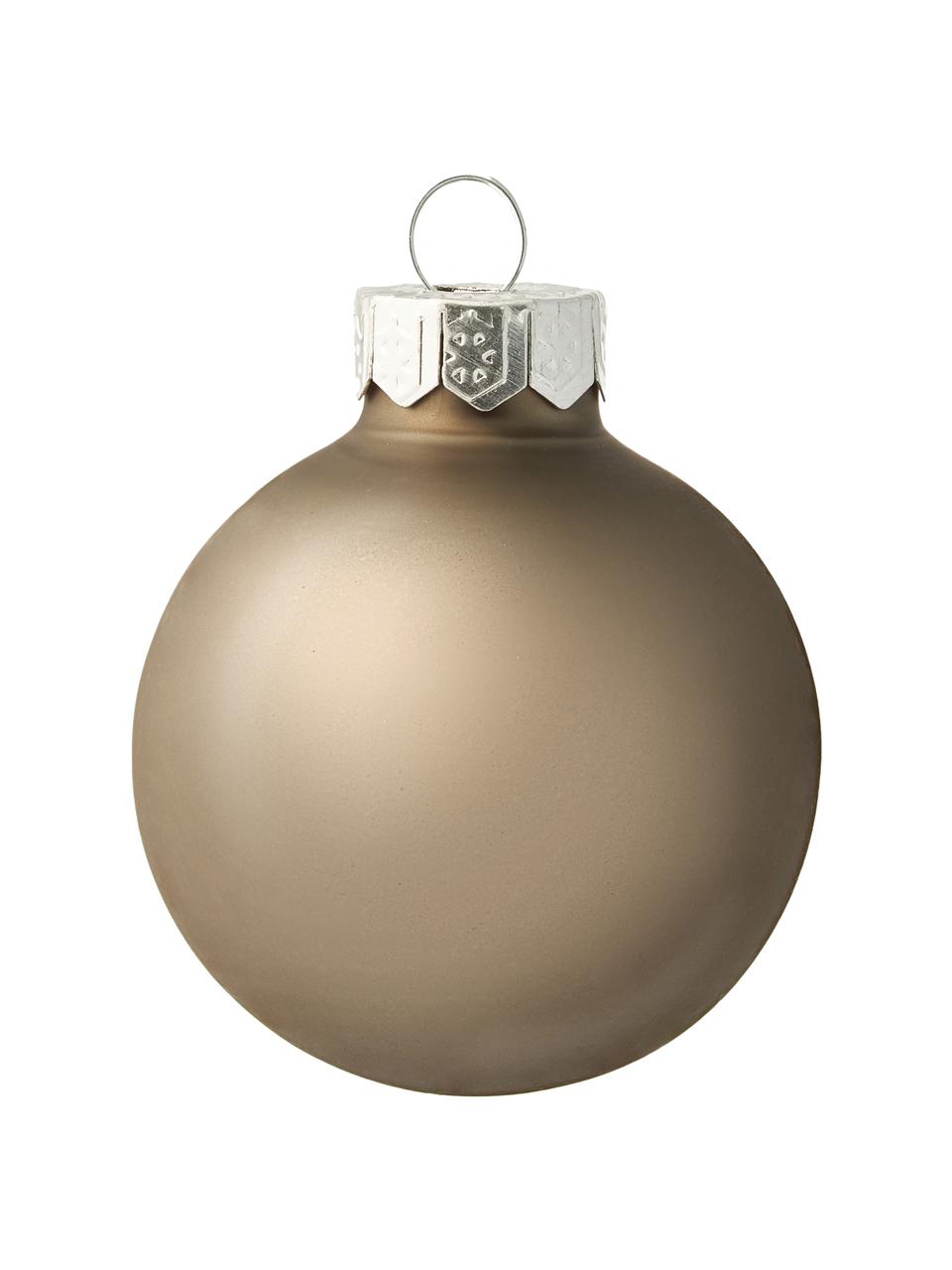 Set palline di Natale Evergreen 6 pz, Grigio chiaro, Ø 4 x Alt. 4 cm, 16 pz