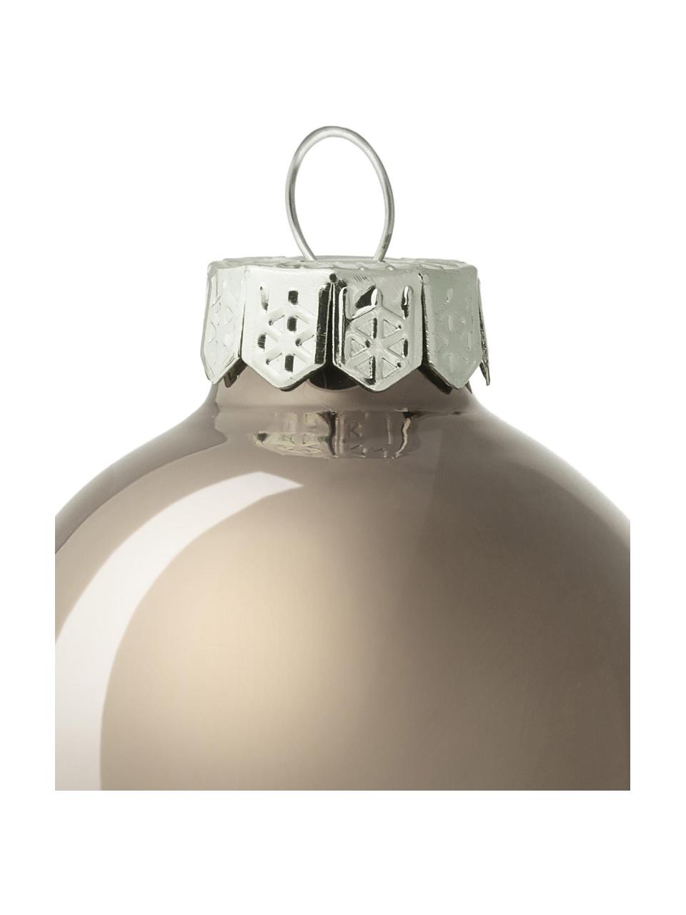 Set palline di Natale Evergreen 6 pz, Grigio chiaro, Ø 4 x Alt. 4 cm, 16 pz