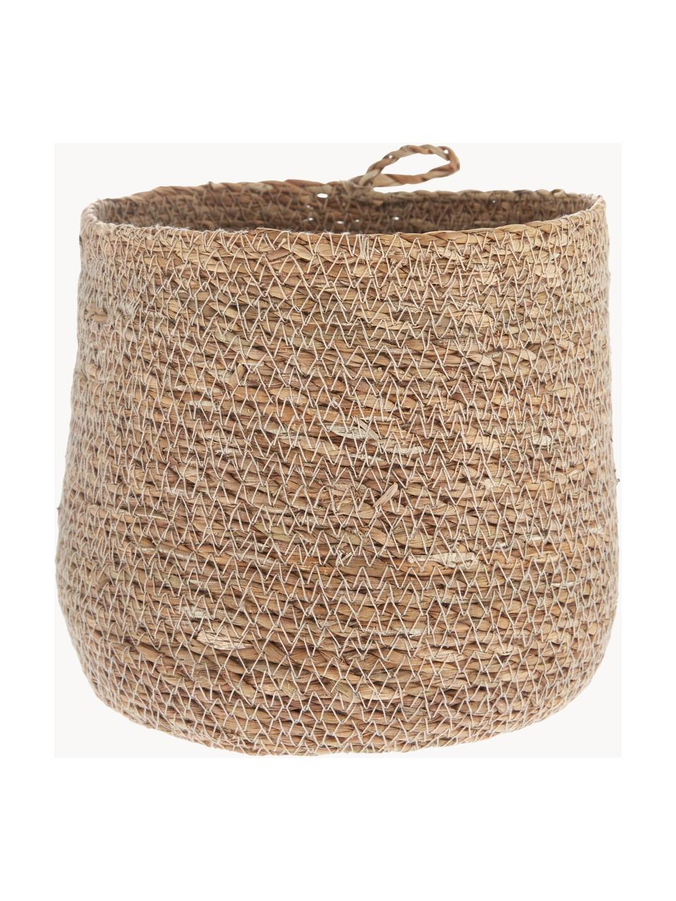 Panier de rangement Hang, Algues, Brun clair, Ø 18 x haut. 16 cm