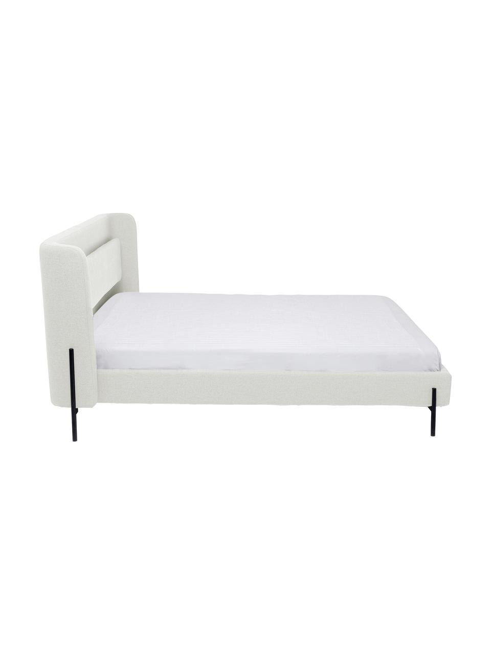 Čalouněná postel Tivoli, Světle béžová, Š 160 cm, D 200 cm