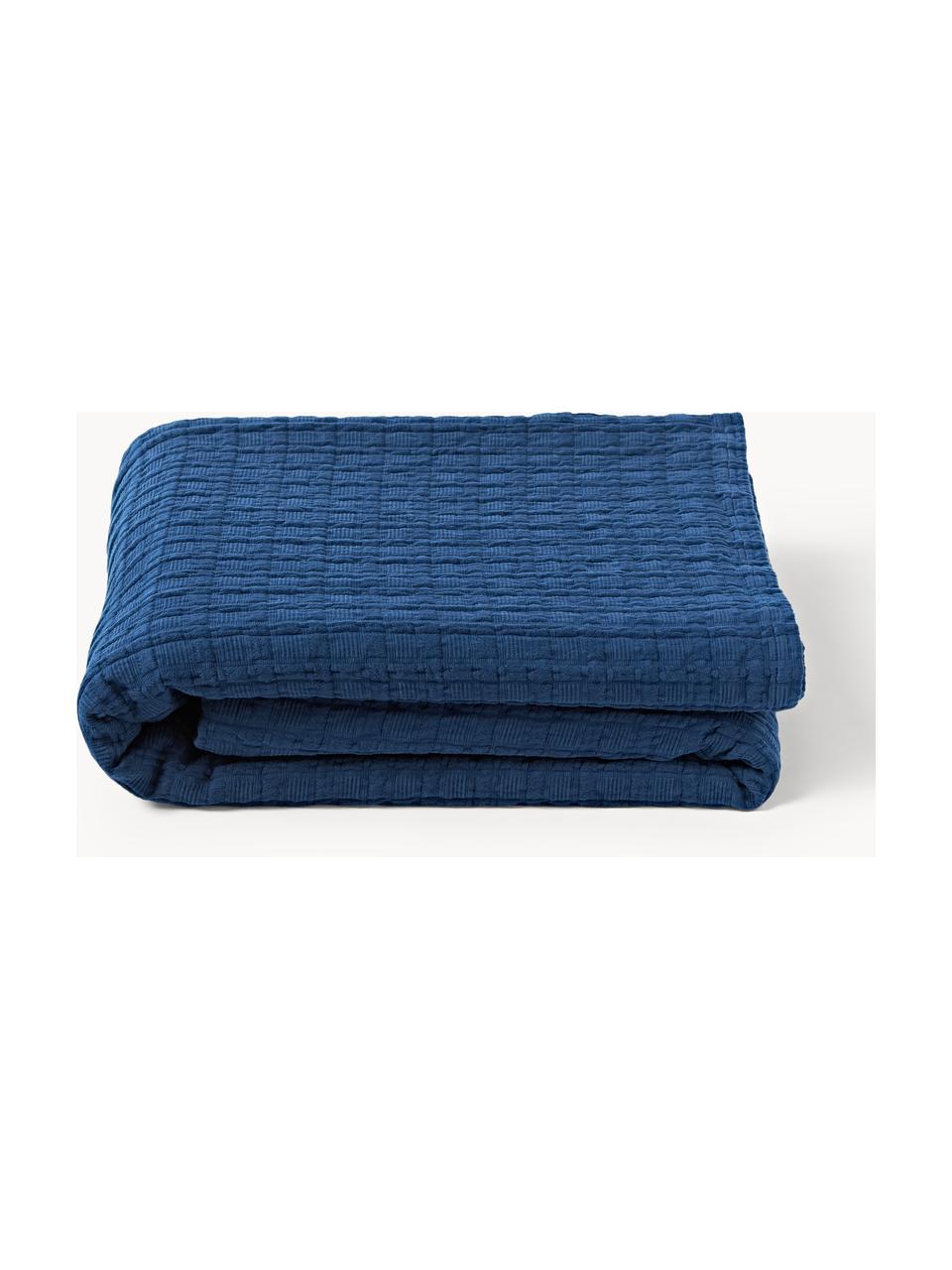 Couvre-lit gaufré Orville, 100 % coton

Le matériau est certifié STANDARD 100 OEKO-TEX®, 4265CIT, CITEVE, Bleu marine, larg. 180 x long. 250 cm (pour lits jusqu'à 140 x 200 cm)