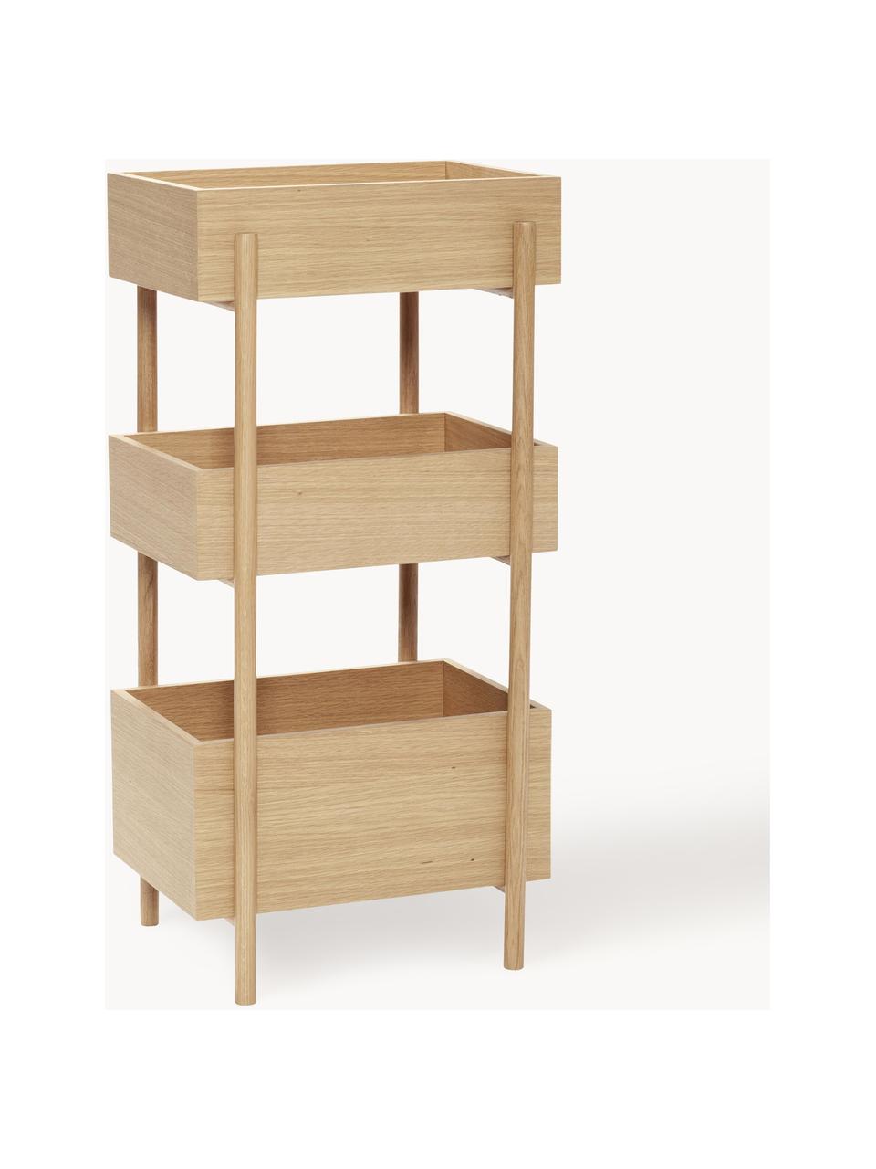 Regal Stack aus Eichenholz, Eichenholz

Dieses Produkt wird aus nachhaltig gewonnenem, FSC®-zertifiziertem Holz gefertigt., Eichenholz, B 43 x H 90 cm