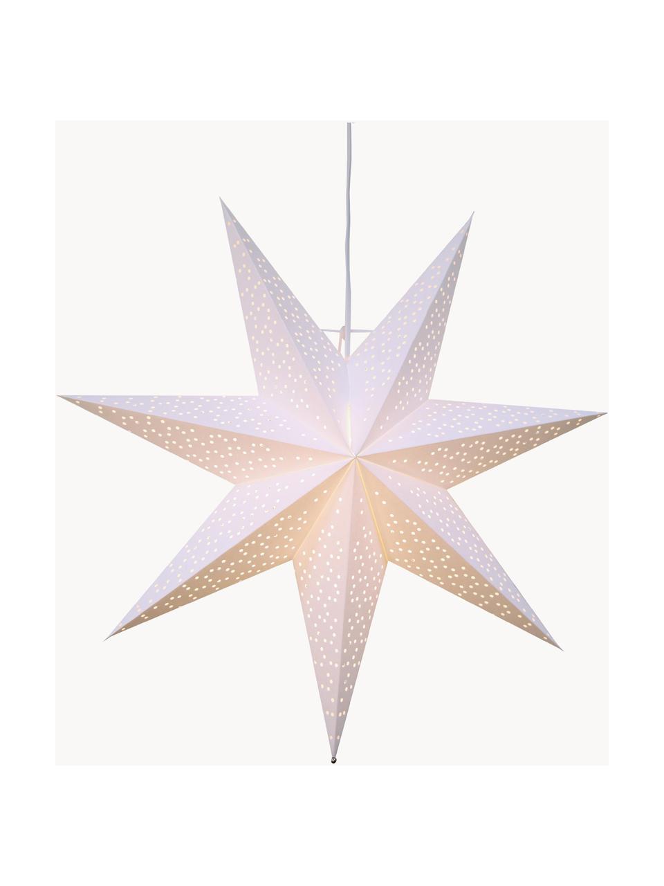 Étoile décorative en papier Dot, Blanc, Ø 54 cm