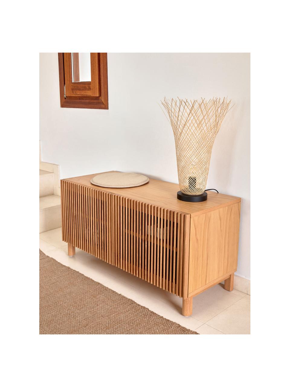 Schoenenkast Beyla van eikenhout, Frame: eikenhout FSC-gecertifice, Eikenhout, B 99 x H 50 cm