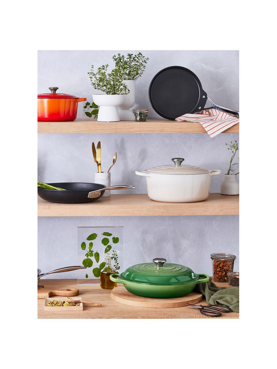 Garnek żeliwny Signature Collection, Żelazo emaliowane, Odcienie zielonego, Ø 30 cm x W 12 cm, 3,5 l