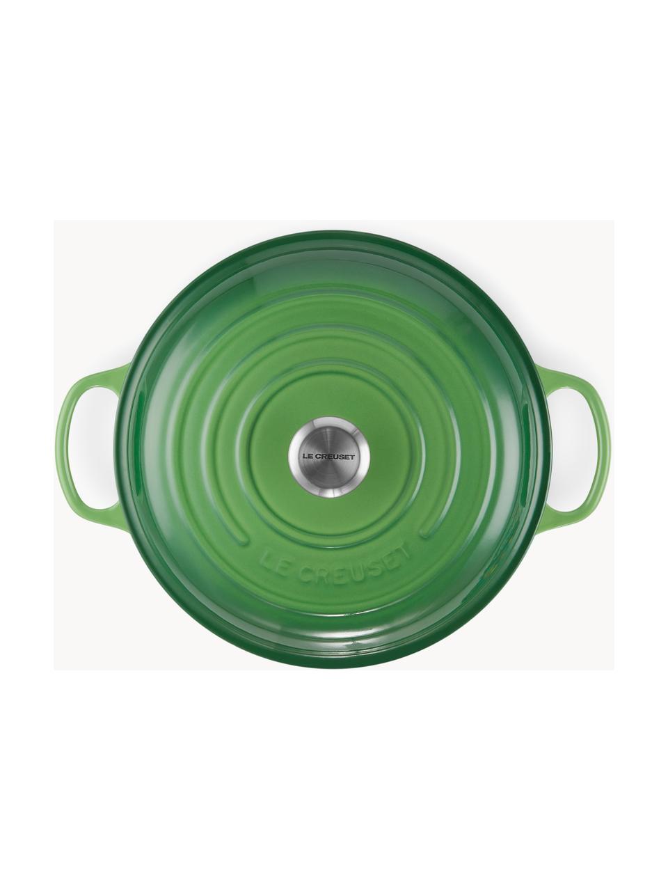 Litinový hrnec Gourmet Signature Collection, Smaltovaná litina, Odstíny zelené, Ø 30 cm, V 12 cm, 3,5 l