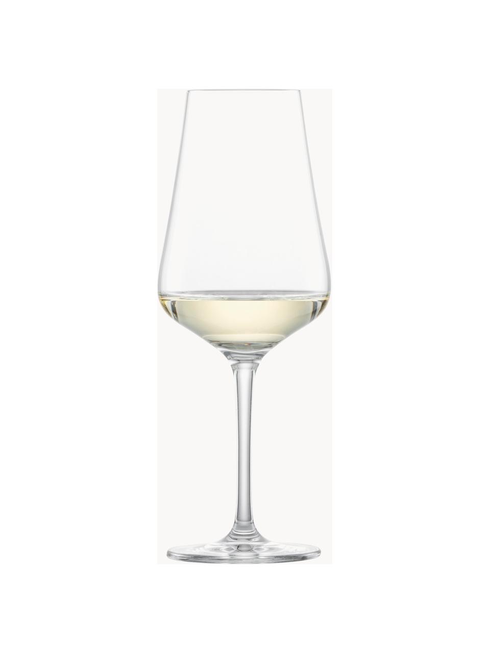 Kristall-Weißweingläser Fine, 6 Stück, Tritan-Kristallglas, Transparent, Ø 8 x H 22 cm, 370 ml