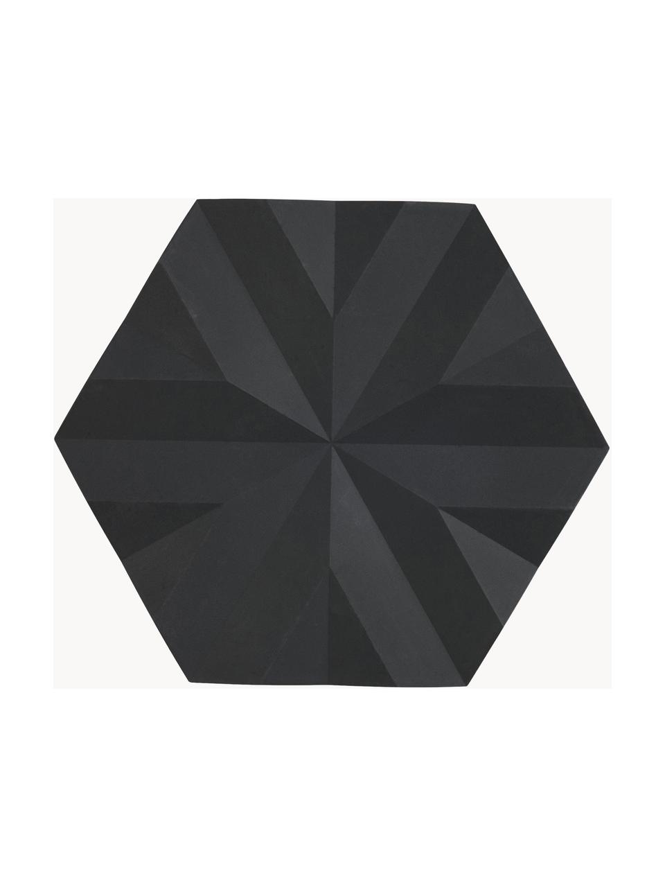 Panonderzetter Ori, 2 stuks, Siliconen, Zwart, L 16 x B 14 cm
