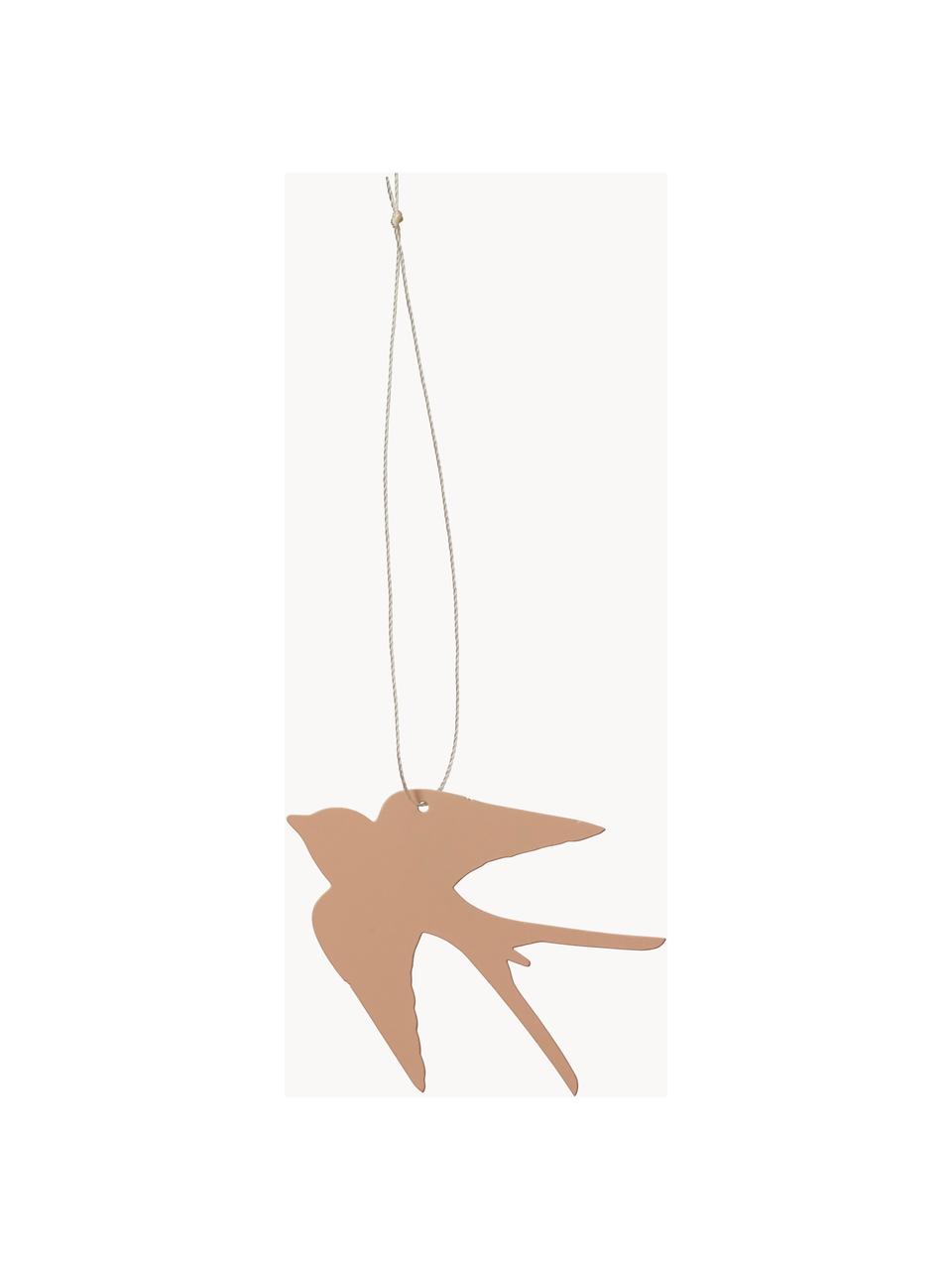 Paashangers Birdie, 4 stuks, Gepoedercoat edelstaal, Nougat, B 6 x D 5 cm
