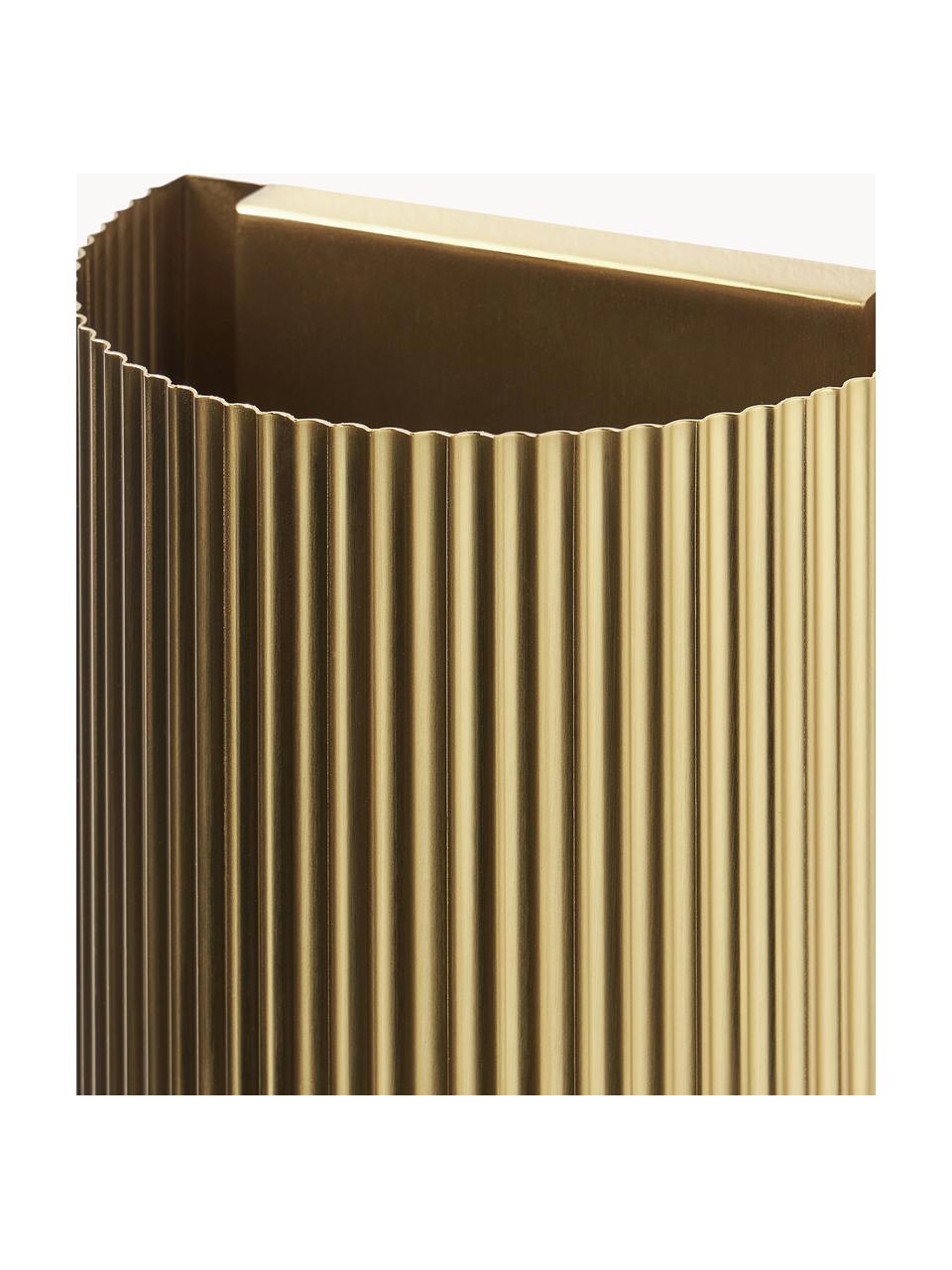 Aplique Hilko, Pantalla: metal, Dorado, An 19 x Al 25 cm