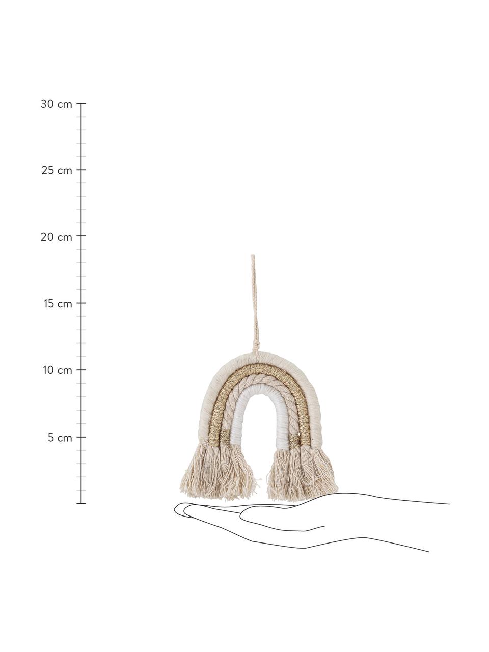 Baumanhänger Rais aus Kunstfaser, Beigetöne, B 12 x H 13 cm