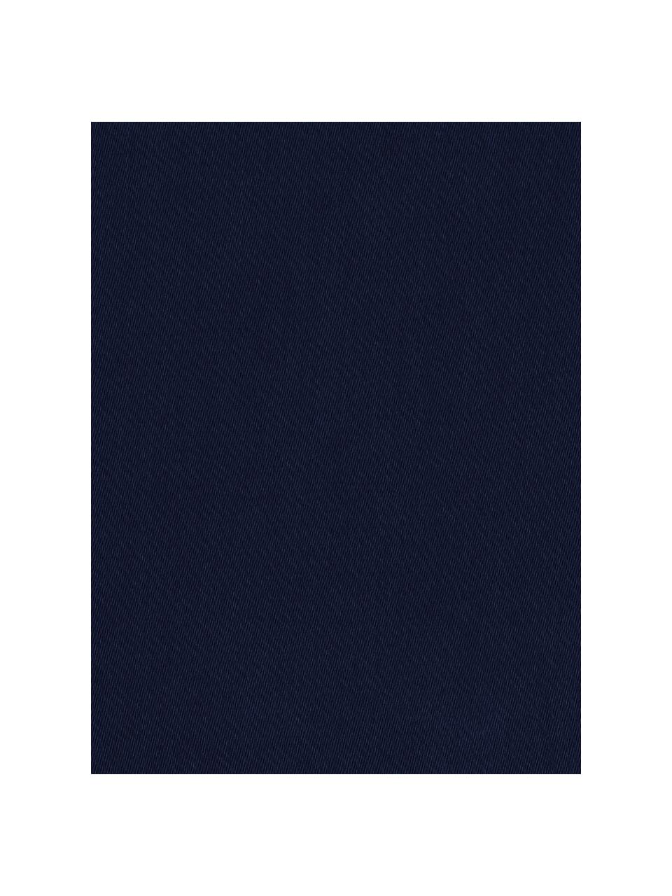 Poszewka na poduszkę z satyny bawełnianej Comfort, 2 szt., Ciemny niebieski, S 40 x D 80 cm