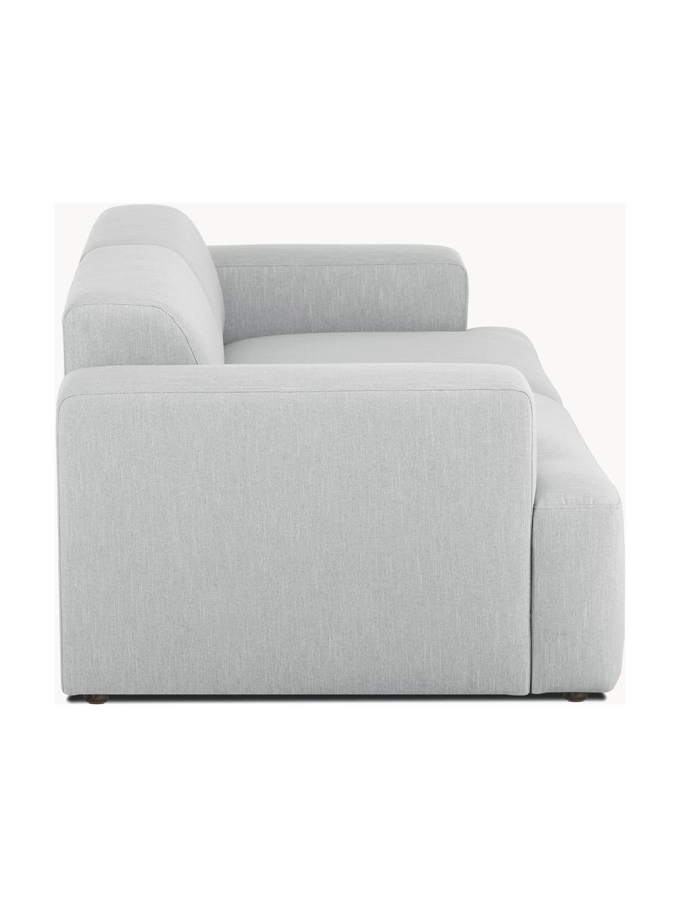Sofa Melva (3-Sitzer), Bezug: 100% Polyester Der hochwe, Gestell: Massives Kiefernholz, Spa, Webstoff Hellgrau, B 238 x T 101 cm