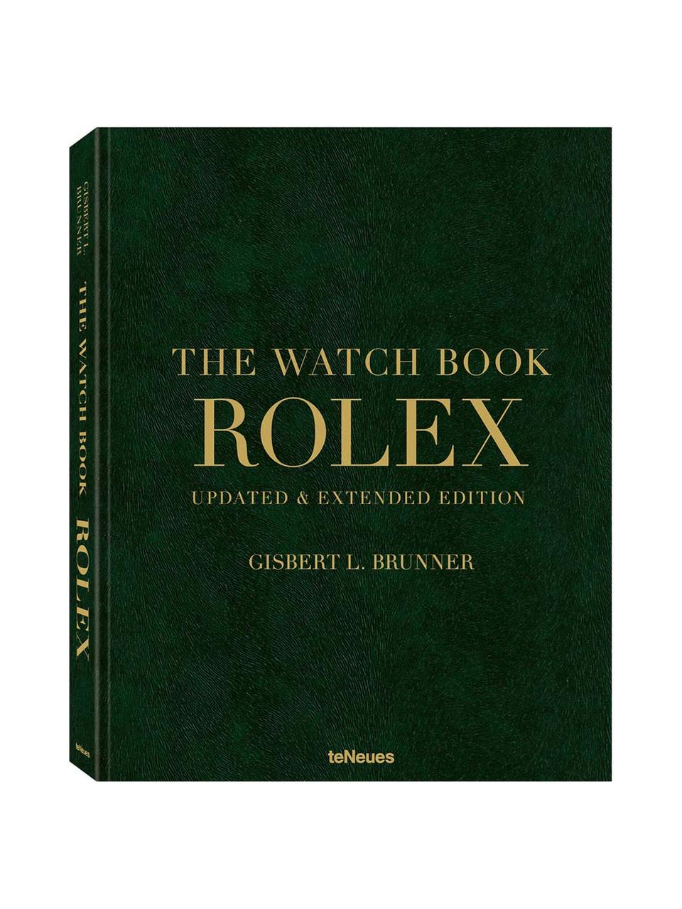 Ilustrovaná kniha Rolex, The Watch Book, Papír, Zelená, D 32 cm, Š 25 cm